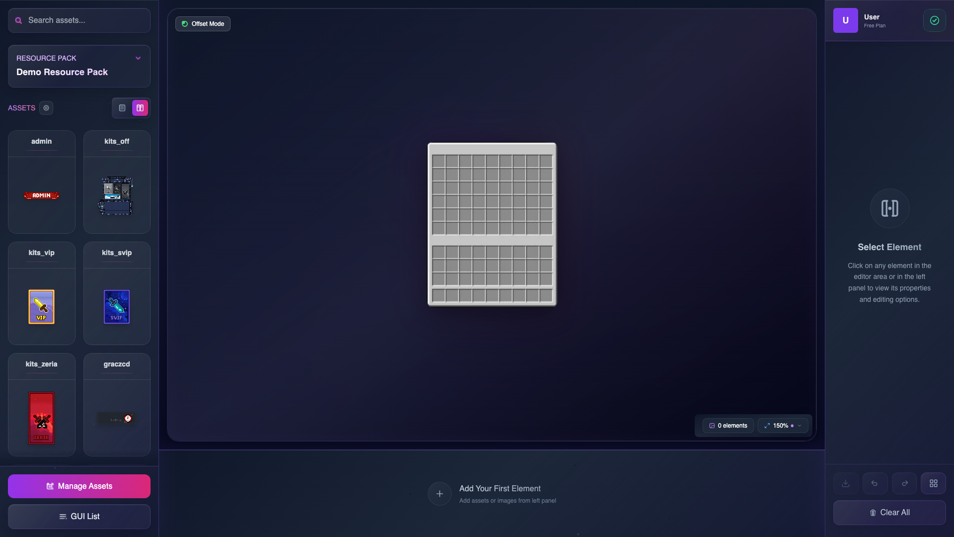NexGUIs Editor